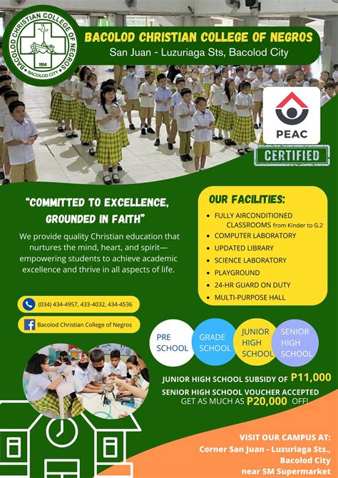 bacolod christian college|About La Salle Bacolod .